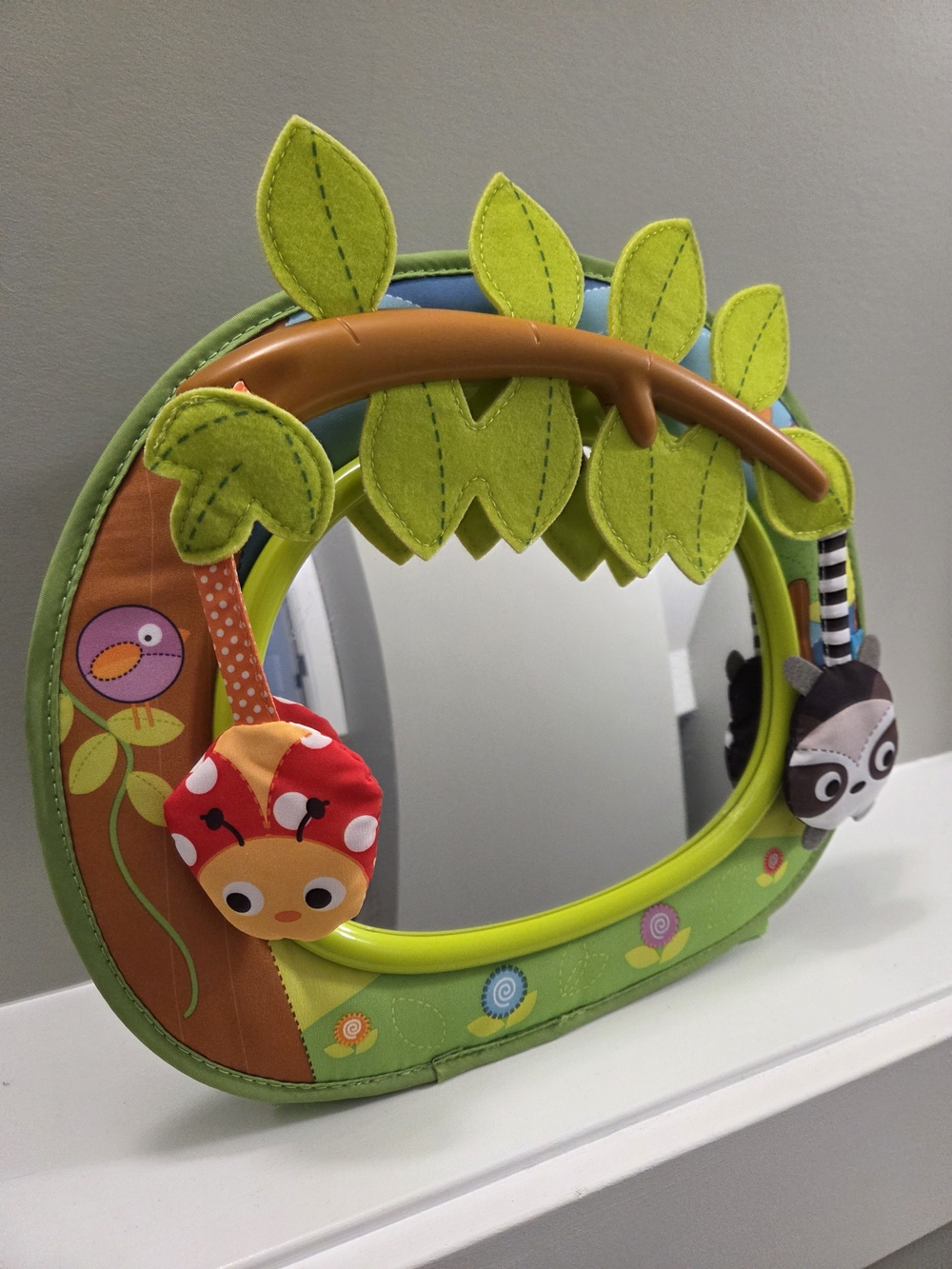 Munchkin Brica Swing Baby In-Sight Car Mirror Green Safety Driving Infant Toy